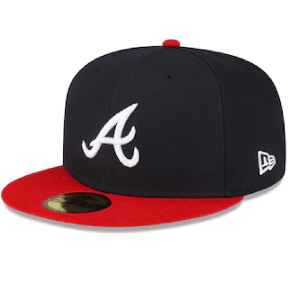 Atlanta Braves New Era Hat Navy/Red